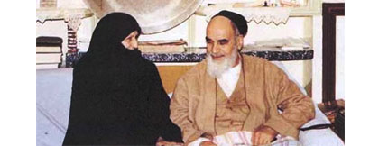 khomeini's wife
